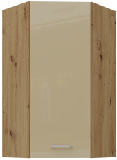 Zgornja kotna omara Artisan - cappuchino - 60x60 GN-108 1F (45°) 