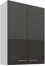 Zgornja omara Lara - siva sijaj - 80 G-108 2F 