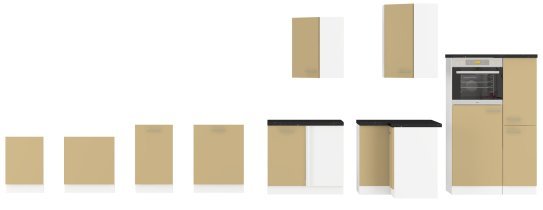 Stolarz-Lempert - Zgornja omara Lara - cappuccino - 80 G-108 2F