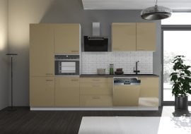 Kuhinjski sestav Lara 300 cm - cappuccino - 1 sestav