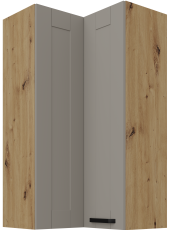 Zgornja kotna omara Luna - claygrey/hrast artisan - 60x60 GN-108 2F (90°)