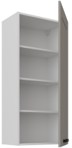 Stolarz-Lempert - Zgornja omara Luna - claygrey/bel - 50 G-108 1F