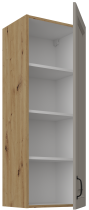 Stolarz-Lempert - Zgornja omara Stilo - сlaygrey/hrast artisan - 40 G-108 1F