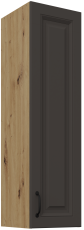 Zgornja omara Stilo - siva/hrast artisan - 30 G-108 1F 