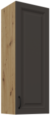 Zgornja omara Stilo - siva/hrast artisan - 40 G-108 1F 