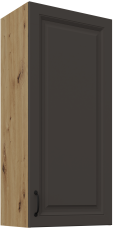 Zgornja omara Stilo - siva/hrast artisan - 50 G-108 1F 