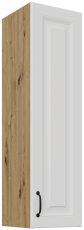Zgornja omara Stilo - bela/hrast artisan - 30 G-108 1F