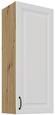 Zgornja omara Stilo - bela/hrast artisan - 45 G-108 1F