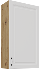 Zgornja omara Stilo - bela/hrast artisan - 60 G-108 1F