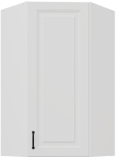 Zgornja kotna omara Stilo - bela - 60x60 GN-108 1F (45°)