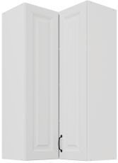 Zgornja kotna omara Stilo - bela - 60x60 GN-108 2F (90°)