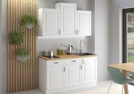 Kuhinjski sestav Stilo - bel - 150 cm - 1 sestav
