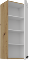 Stolarz-Lempert - Zgornja omara Luna - bel/artisan hrast - 45 G-108 1F