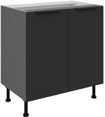 Spodnja omara Aria - črna/antracit - 80 D 2F BB