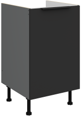 Spodnja omara Aria - črna/antracit - 50 ZL 1F BB