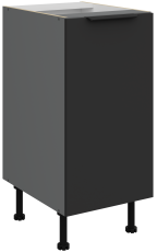 Spodnja omara Aria - črna/antracit - 40 D 1F BB