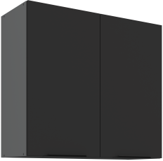 Zgornja omara Aria - črna/antracit - 80 G-72 2F