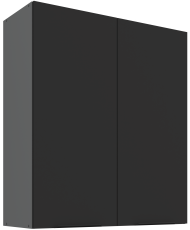 Zgornja omara Aria - črna/antracit - 80 G-90 2F