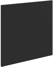 Vrata za vgradni pomivalni stroj Aria - črna/antracit - ZM 570x596