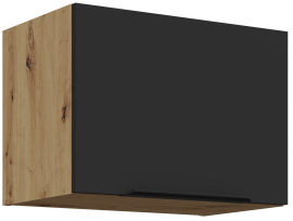 Zgornja omara Aria - črna/artisan hrast - 50 GU-36 1F