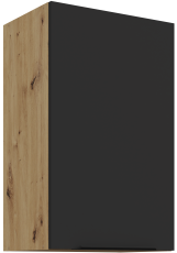Zgornja omara Aria - črna/artisan hrast - 45 G-72 1F 