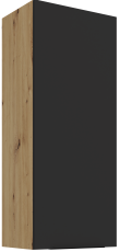 Zgornja omara Aria - črna/artisan hrast - 45 G-108 1F 