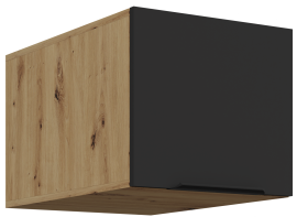 Zgornja omara Aria - črna/artisan hrast - 40 NAGU-36 1F