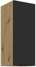 Zgornja omara Aria - črna/artisan hrast - 30 G-72 1F