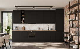 Kuhinjski sestav Aria - črn