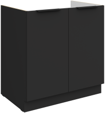 Spodnja omara Aria - črna - 80 ZL 2F BB