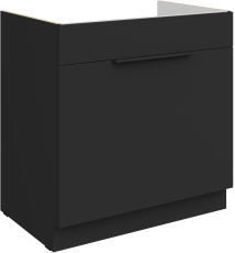 Spodnja omara Aria - črna - 80 ZL 1S BB