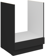 Spodnja omara za vgradno pečico Aria - črna - 60 D GAZ BB