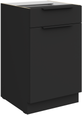 Spodnja omara Aria - črna - 50 D 1F 1S BB 