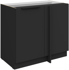 Spodnja omara Aria - črna - 105 ND 1F BB