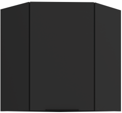 Zgornja kotna omara Aria - črna - 60x60 GN-72 1F (45°)