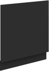 Vrata za vgradni pomivalni stroj Aria - črna - ZM 570x596