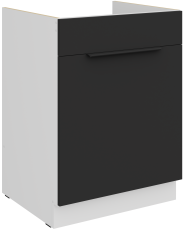 Spodnja omara Aria - črna/bela - 60 ZL 1S BB