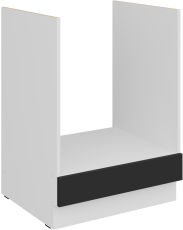 Spodnja omara za vgradno pečico Aria - črna/bela - 60 D GAZ BB