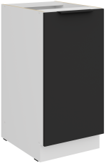 Spodnja omara Aria - črna/bela - 40 D 1F BB