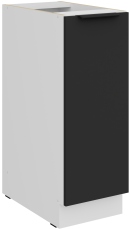 Spodnja omara Aria - črna/bela - 30 D CARGO BB