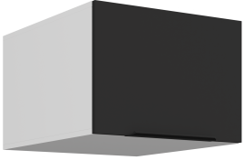 Zgornja omara Aria - črna/bela - 50 NAGU-36 1F