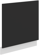 Vrata za vgradni pomivalni stroj Aria - črna/bela - ZM 570x596