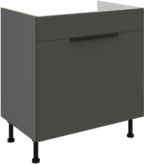 Spodnja omara Aria - siva/antracit - 80 ZL 1S BB