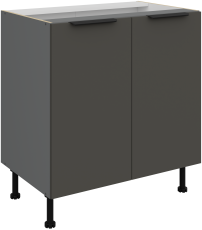 Spodnja omara Aria - siva/antracit - 80 D 2F BB