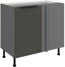 Spodnja omara Aria - siva/antracit - 105 ND 1F BB