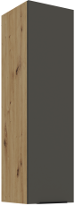 Zgornja omara Aria - siva/artisan hrast - 30 G-108 1F