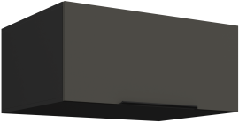 Zgornja omara Aria - siva/črna - 80 NAGU-36 1F