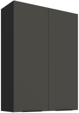 Zgornja omara Aria - siva/črna - 80 G-108 2F