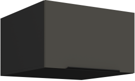 Zgornja omara Aria - siva/črna - 60 NAGU-36 1F