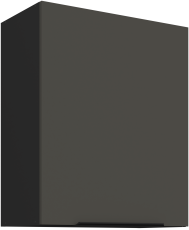 Zgornja omara Aria - siva/črna - 60 G-72 1F